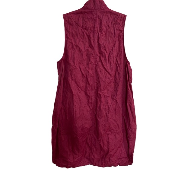 Stella Carakasi Maroon On The Go Vest Sleeveless Long Gorpcore Size XS - Picture 5 of 9